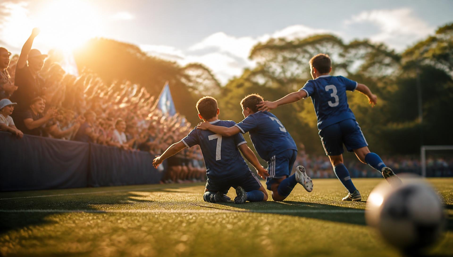 Fans cheering for EC Revolution U13 Boys Blue